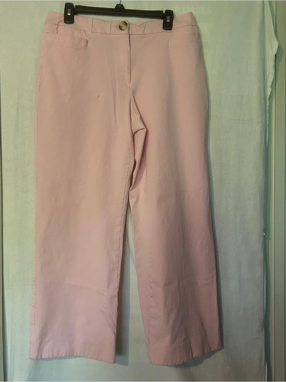 George Straight Leg Pants in Light Pink